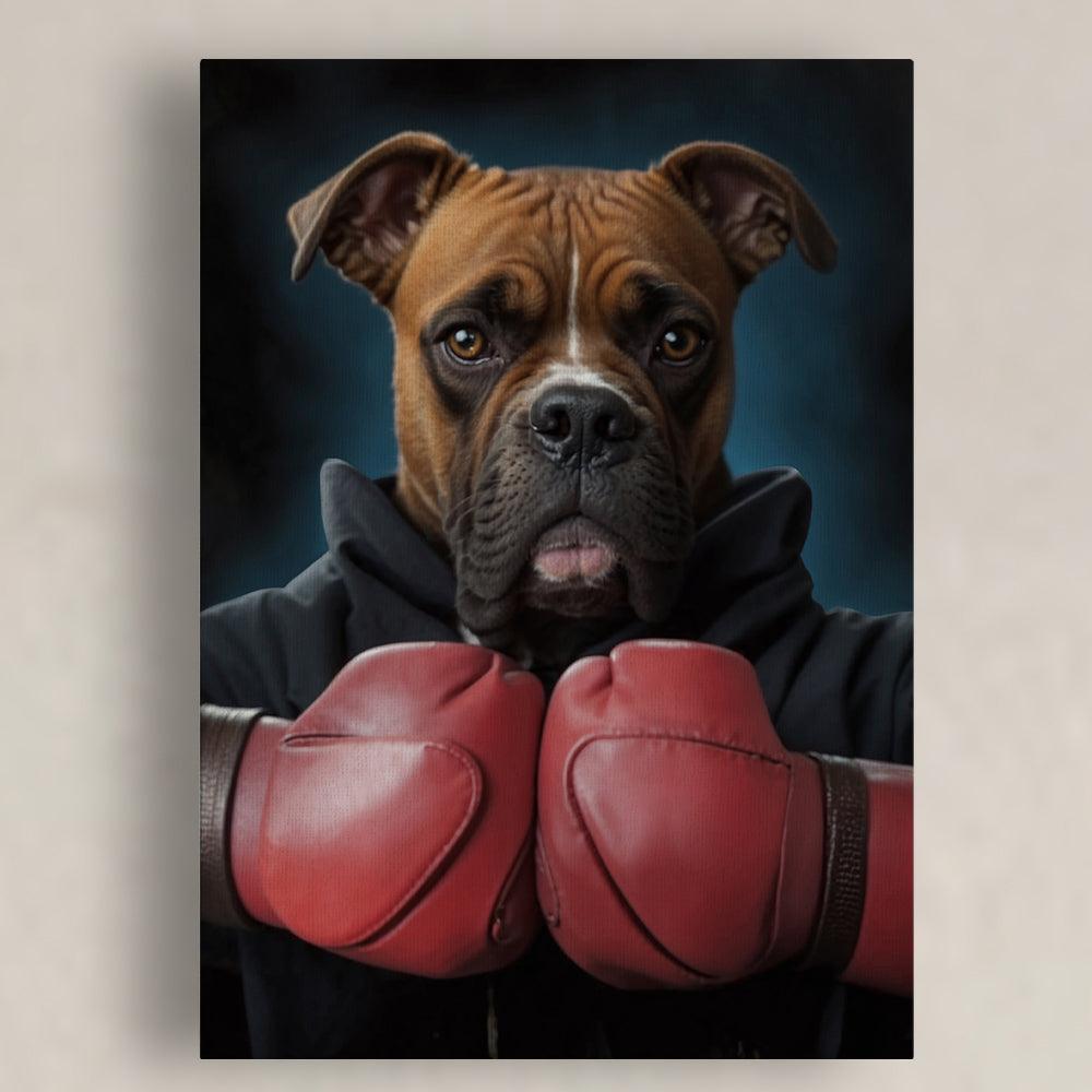 The Boxing Champion - Custom Pet Portrait