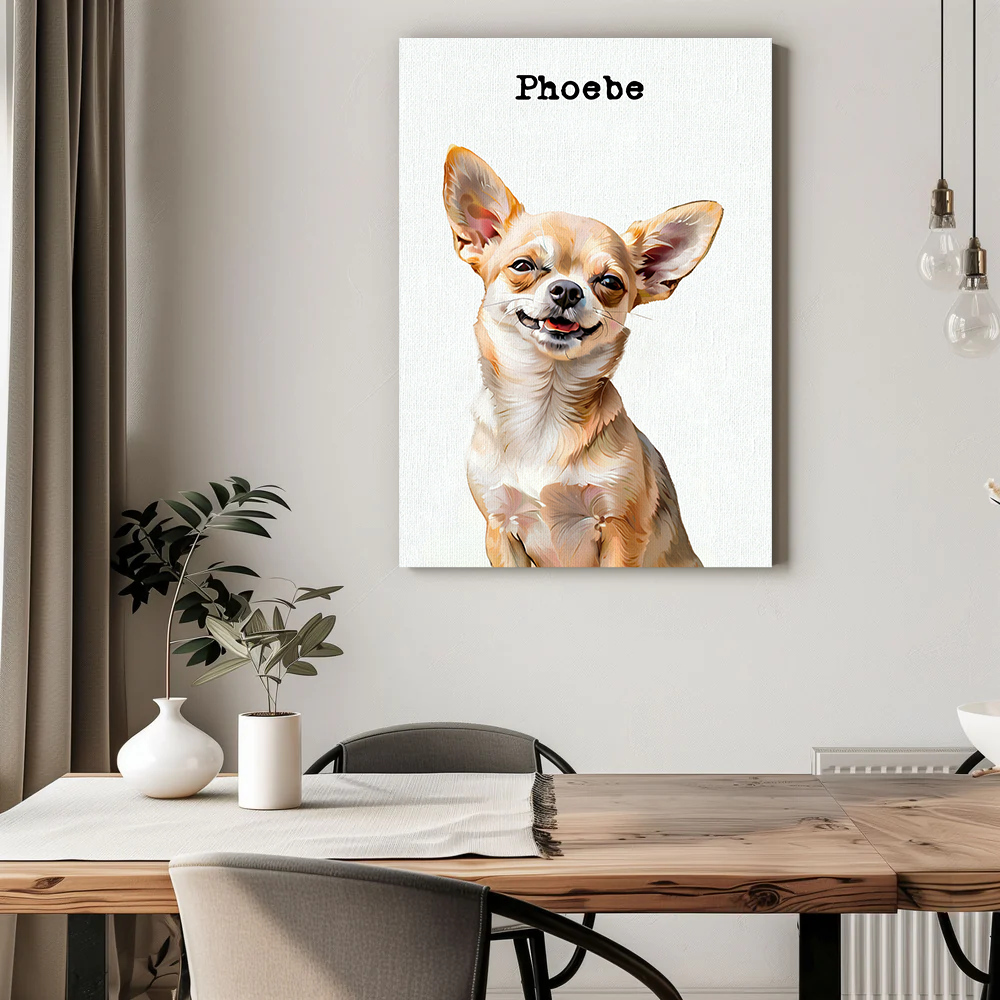 Pawfect2u modern Pet Canvas 1 pets Basic Canvas white background