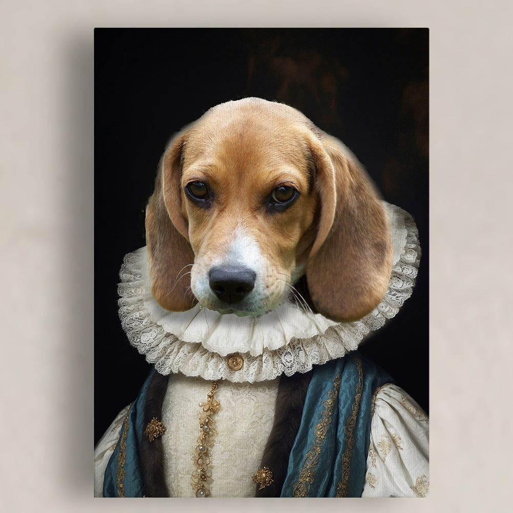 Pawfect2u Custom Pet Canvas baron renaissance dog Basic Canvas