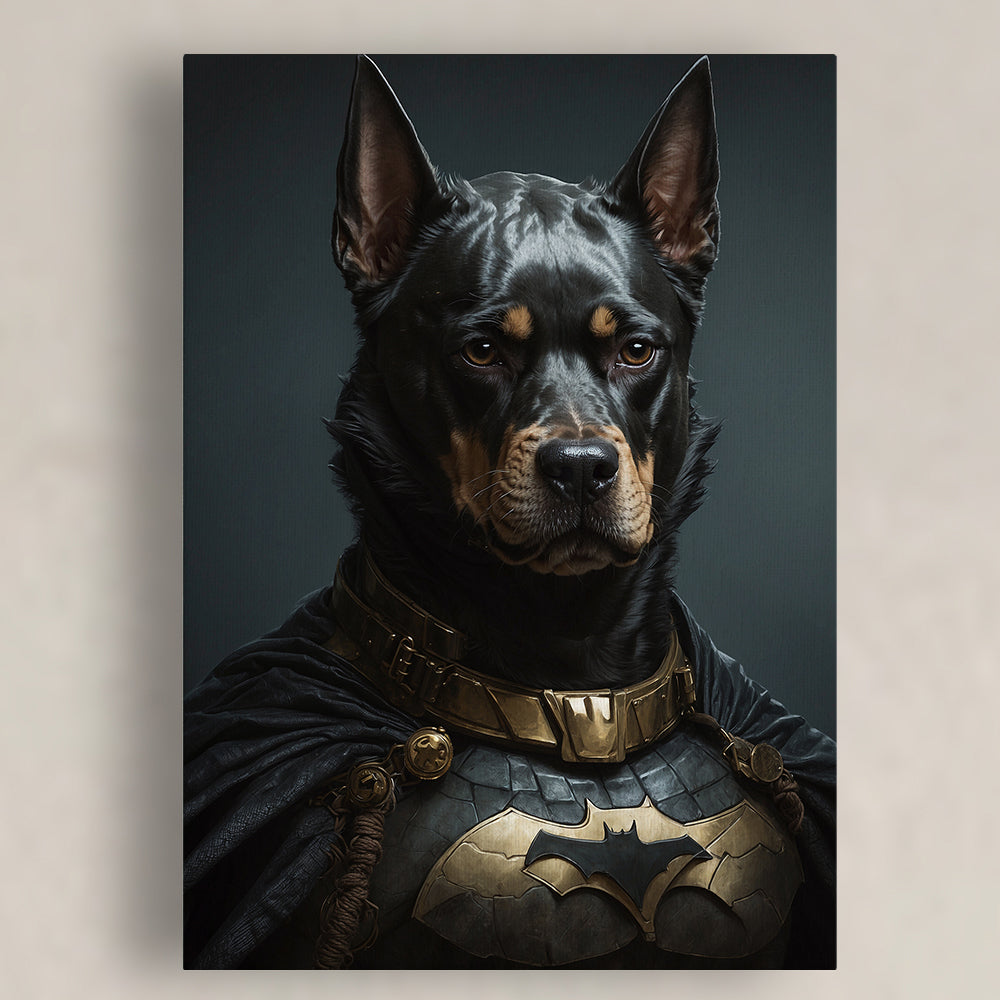 Pawfect2u Custom Pet Canvas batman dog Basic Canvas