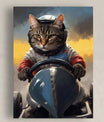 Pawfect2u Custom Pet Canvas F1 driver cat Basic Canvas