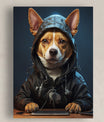 Pawfect2u Custom Pet Canvas hacker dog Basic Canvas