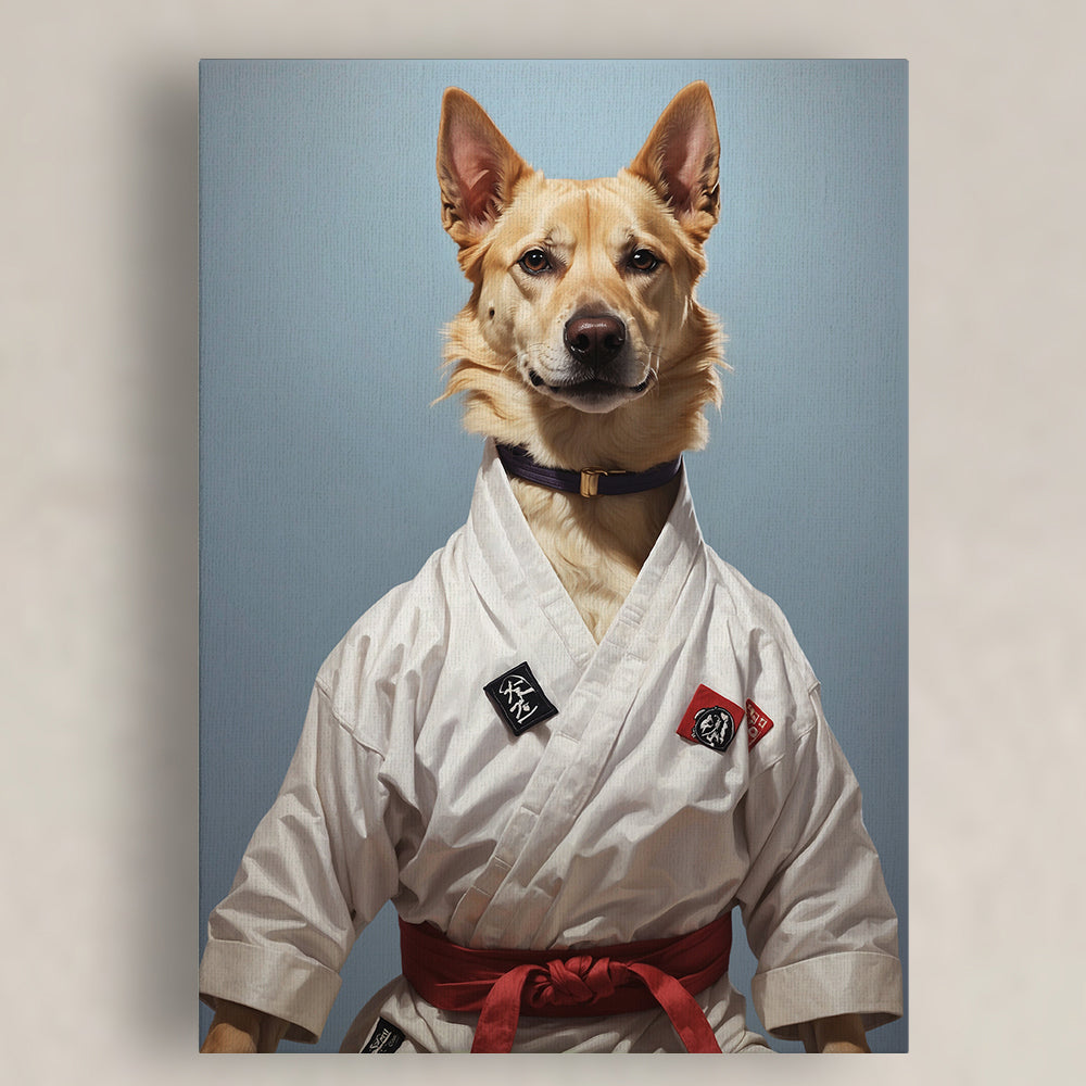 Pawfect2u Custom Pet Canvas karate dog Basic Canvas