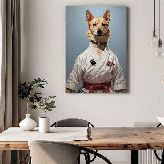 Pawfect2u Custom Pet Canvas karate dog Basic Canvas