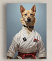 Pawfect2u Custom Pet Canvas karate dog Basic Canvas