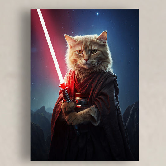 Pawfect2u Custom Pet Canvas star war cat Basic Canvas