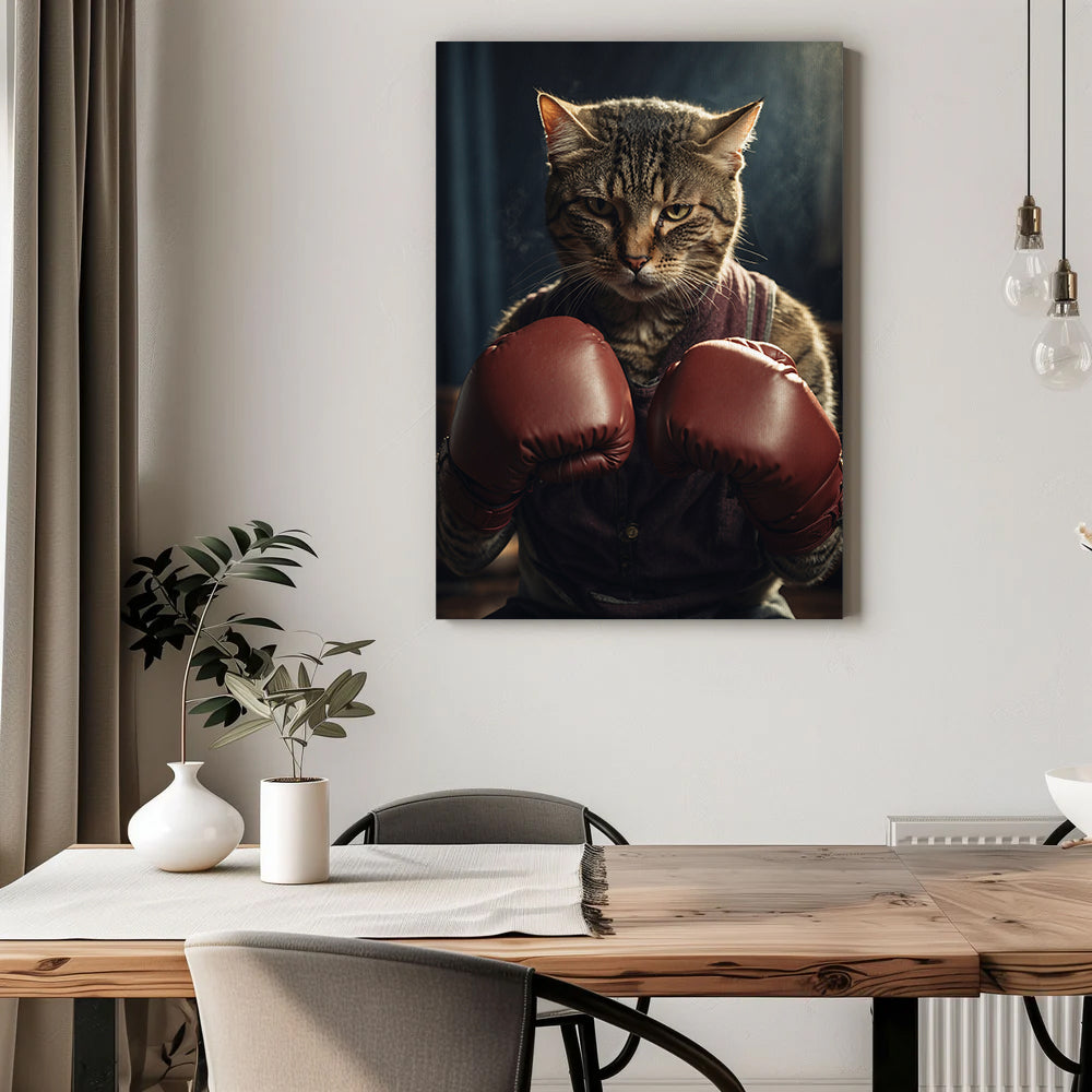 Pawfect2u Custom Pet Canvas street fighter cat Basic Canvas