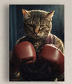 Pawfect2u Custom Pet Canvas street fighter cat Basic Canvas