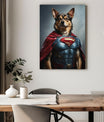 Pawfect2u Custom Pet Canvas Superman dog Basic Canvas