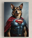 Pawfect2u Custom Pet Canvas Superman dog Basic Canvas