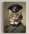 Pawfect2u Custom Pet Canvas The Admiral cat Basic Canvas