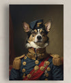 Pawfect2u Custom Pet Canvas The air marshal dog Basic portrait