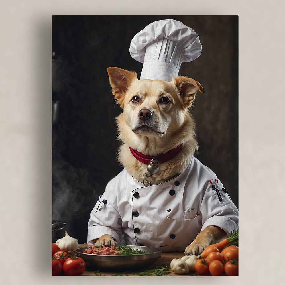 TheMasterChef- Custom Pet Canvas Pawfect2u Basic Canvas